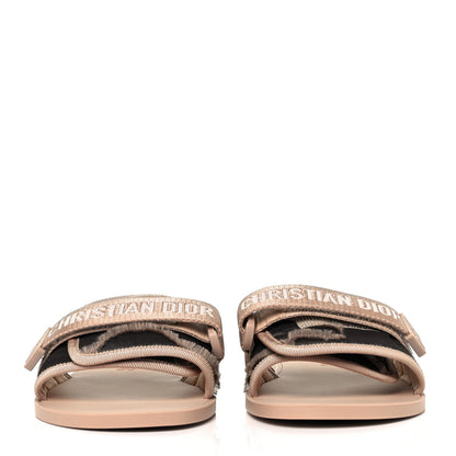 Christian Dior Canvas Nylon Camouflage Dior(e)volution Mule Slide Sandals 41 Nude 2 of 9