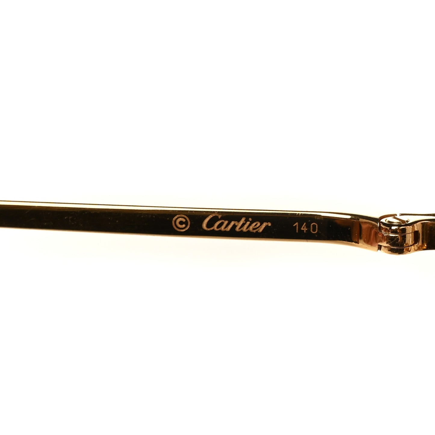 Bougie Faceted Sunglasses Orange Gold