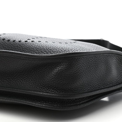 Hermes Taurillon Clemence Evelyne III PM Black 8 of 11