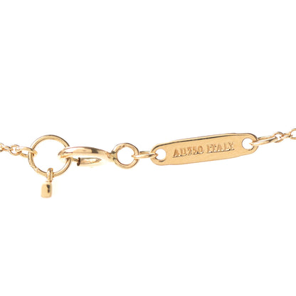 Tiffany 18K Yellow Gold Diamond Tiffany T Two Open Horizontal Bar Pendant 5 of 7