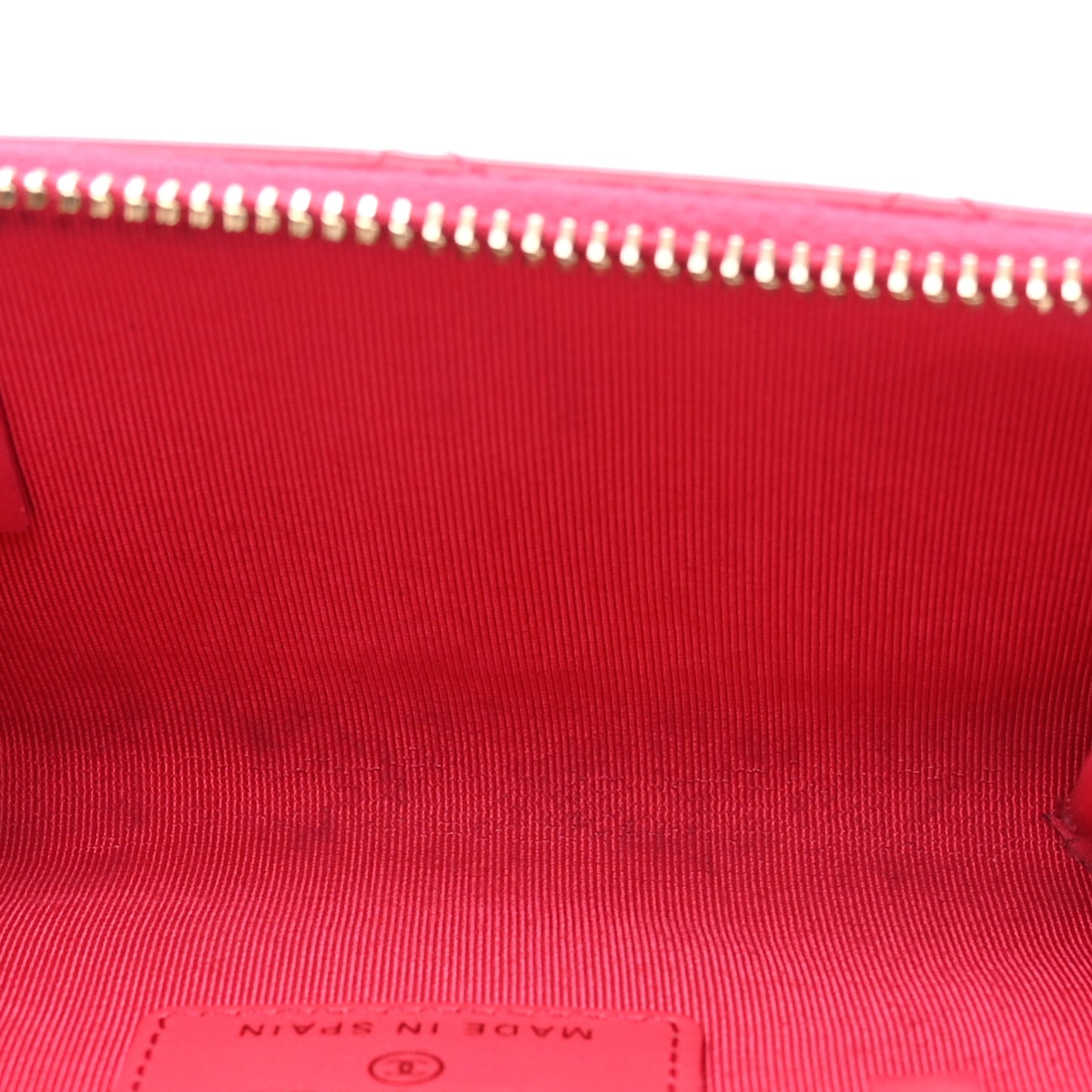 Patent Quilted Key Holder Case Pink