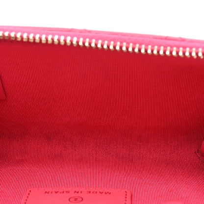 Chanel Patent Quilted Key Holder Case Pink 5 of 7