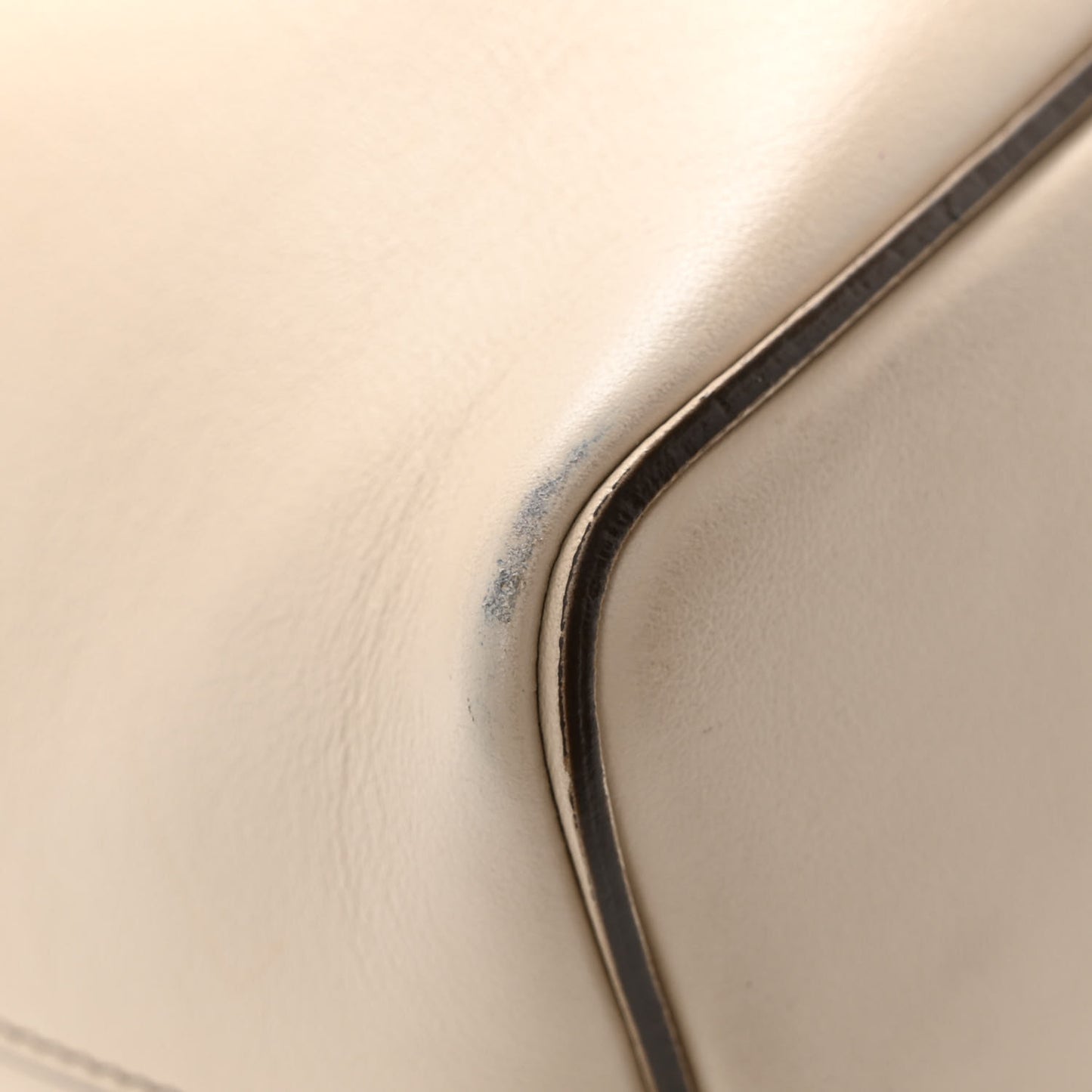 Lambskin Small Soft Cube Satchel Light Taupe