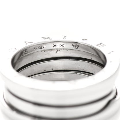 Bulgari 18K White Gold B.Zero1 Three-Band Ring 55 7.25 5 of 6