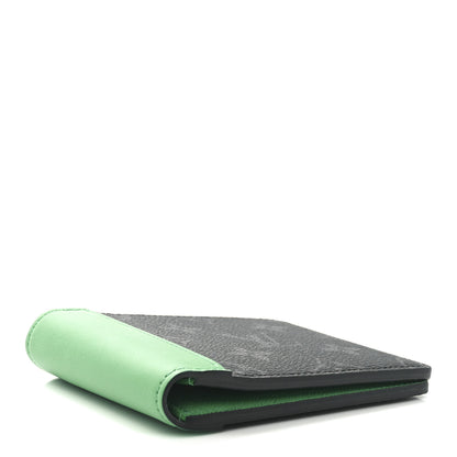 Louis Vuitton Monogram Eclipse Slender Wallet Bamboo Green 4 of 6