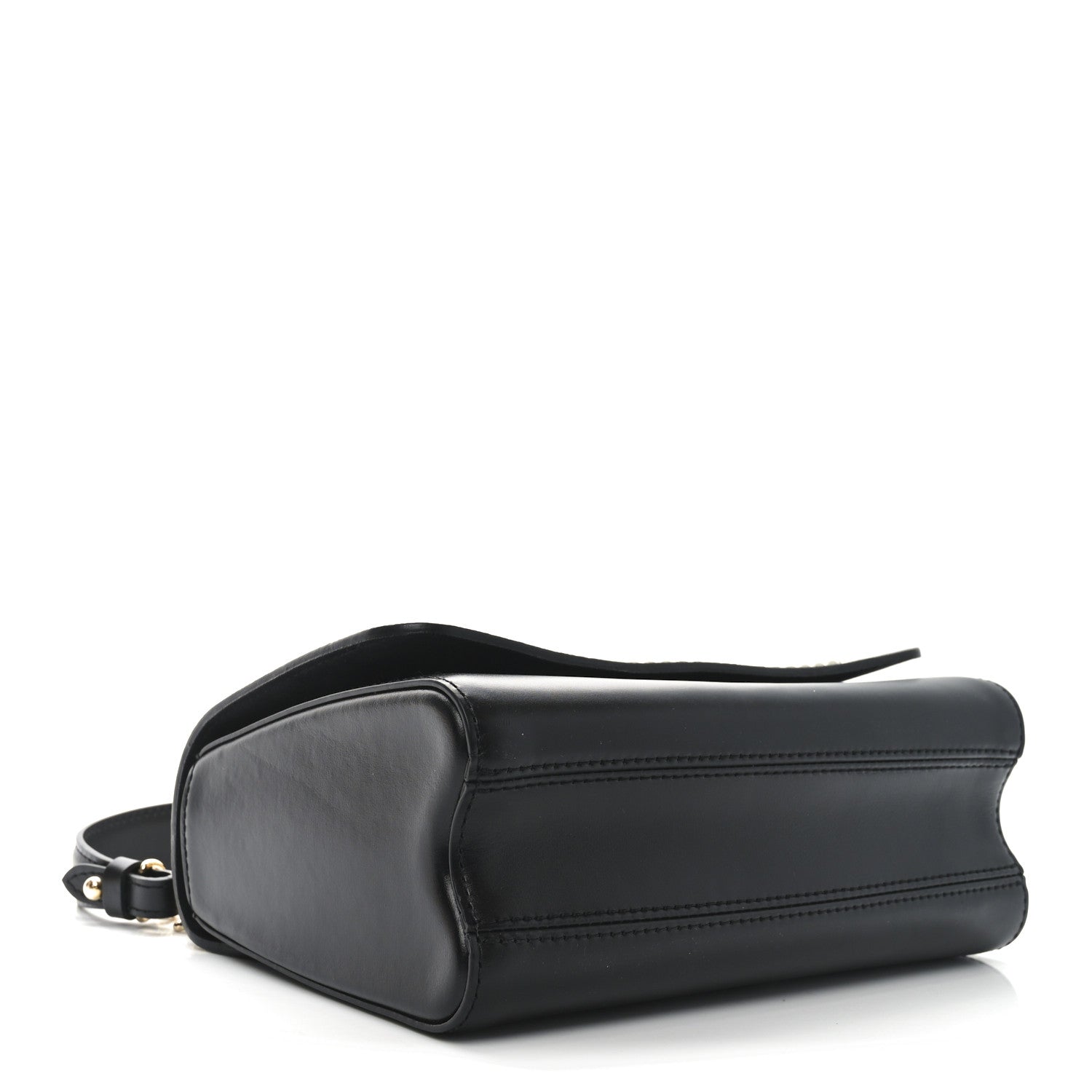 Louis Vuitton Calfskin Monogram Braided Twist Shoulder Bag MM Black 4 of 9