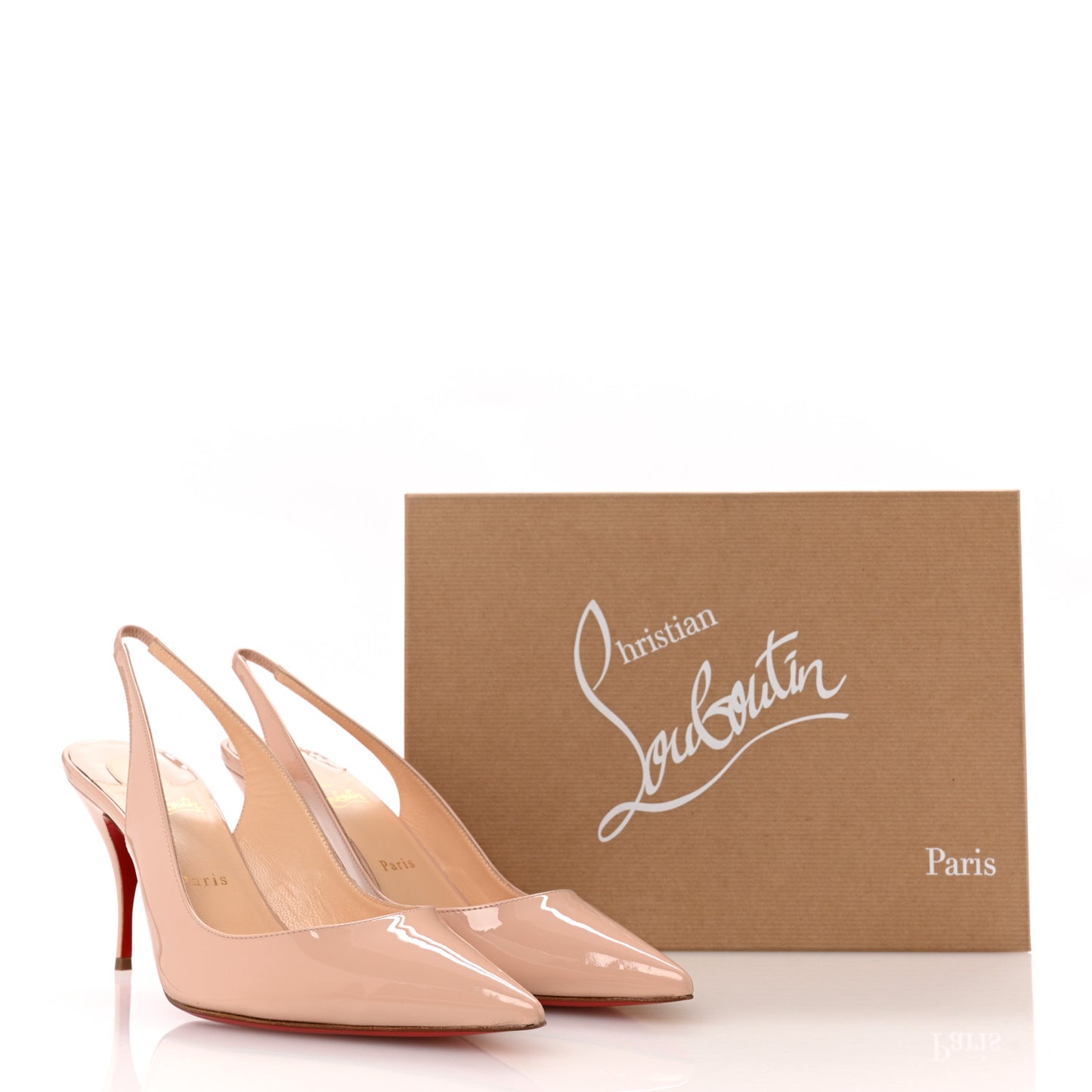 Patent Clare Sling 80 Pumps 41.5 Antoinette