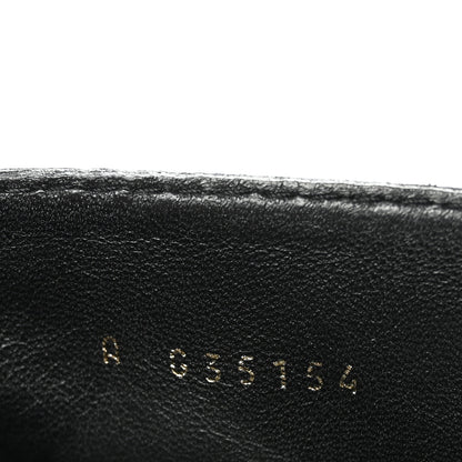 Chanel Shiny Calfskin Velvet Pearl Combat Short Boots 38.5 Black 9 of 9