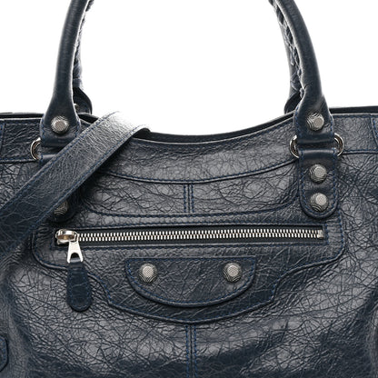Balenciaga Agneau Giant 21 Silver Hardware Work Bleu Obscur 8 of 10