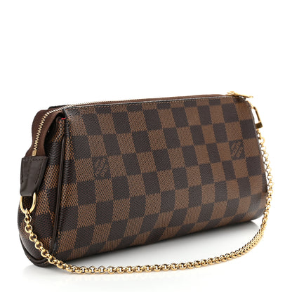 Louis Vuitton Damier Ebene Eva Clutch 3 of 10