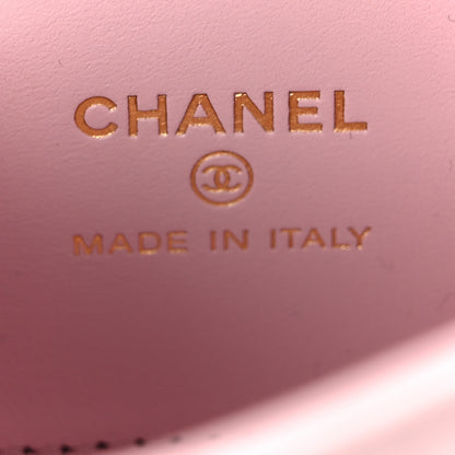 Chanel Shiny Aged Calfskin Quilted Mini Nano Kelly Shopper Light Pink 6 of 11
