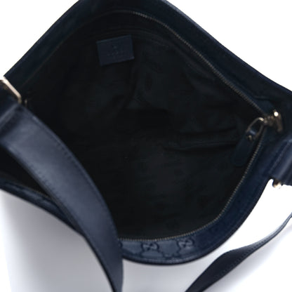 Gucci Imprime Monogram Medium Flat Messenger Bag Navy 4 of 8