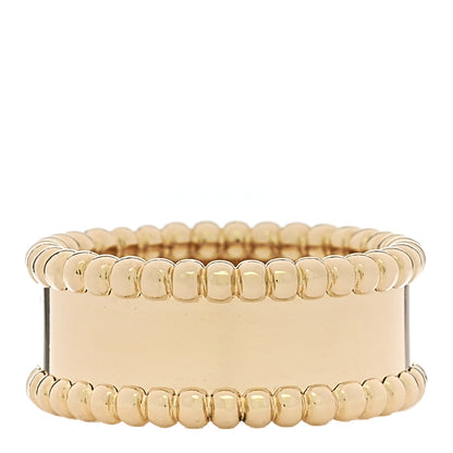 Van Cleef & Arpels 18K Yellow Gold Perlee Signature Ring 46 3.75 3 of 6