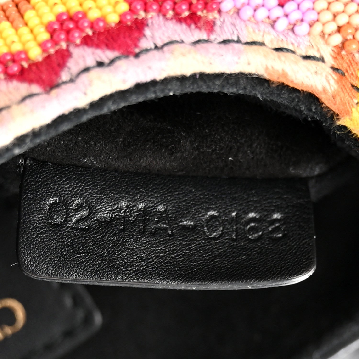 Christian Dior Embroidered Fringe Beaded Mini Saddle Bag Multicolor 7 of 11