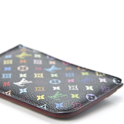 Louis Vuitton Monogram Multicolor Key Pouch Black Grenade 6 of 9