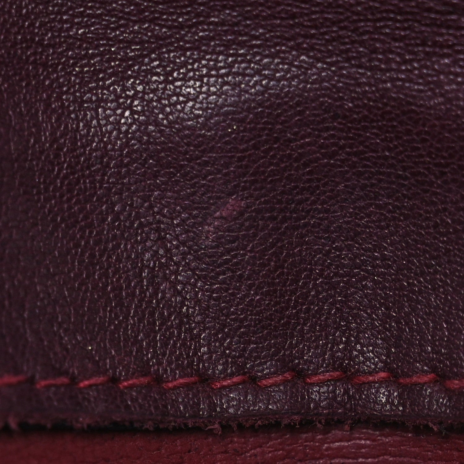 Chanel Lambskin Diamond Stitched Waist Chain Belt Flap Bag Burgundy 12 of 17