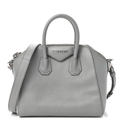 Givenchy Sugar Goatskin Mini Antigona Pearl Grey 1 of 11
