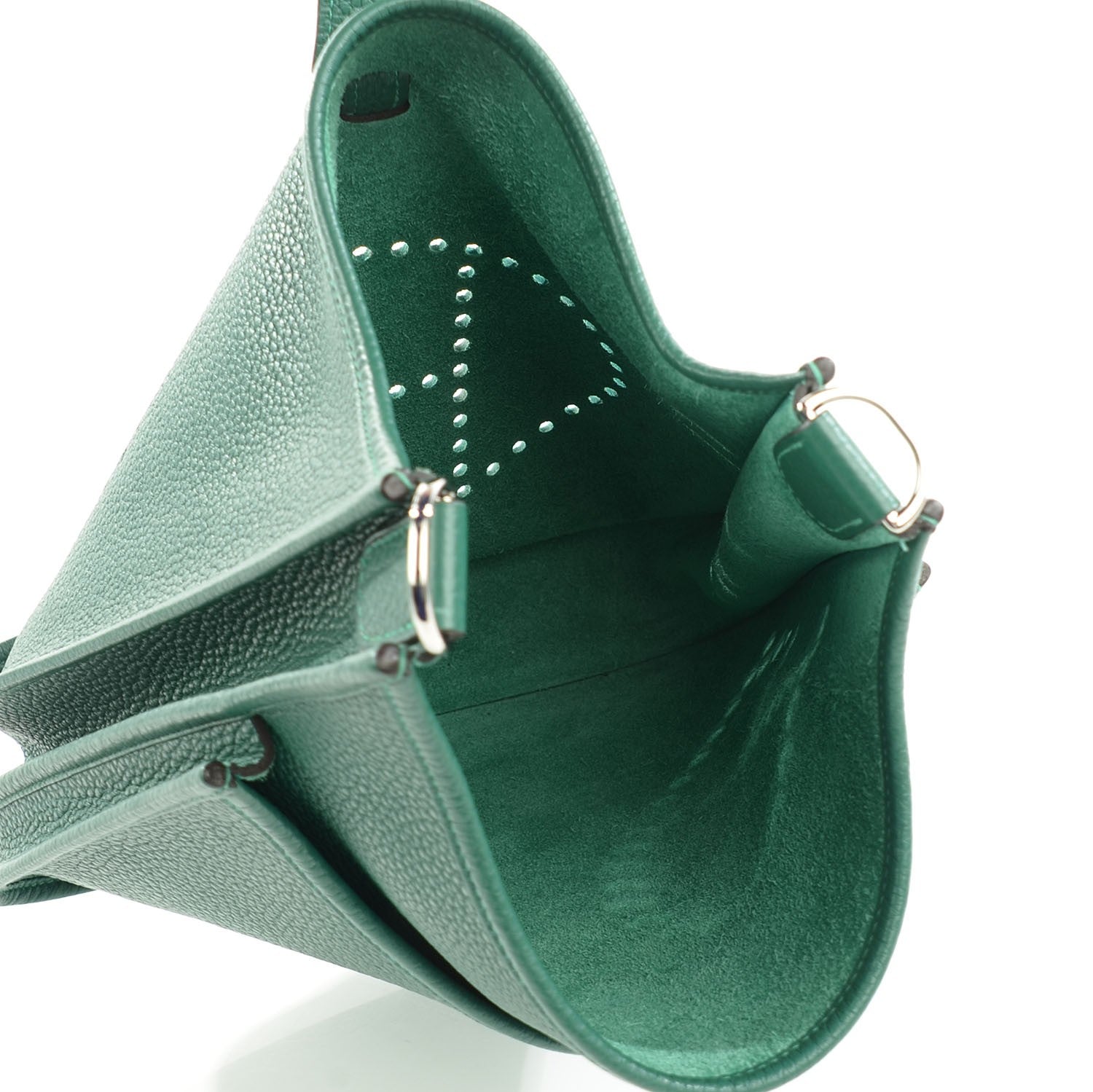 Hermes Taurillon Clemence Evelyne III PM Malachite 6 of 16