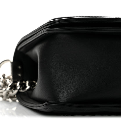 Chanel Calfskin Quilted Medium Boy Flap Black 9 of 14