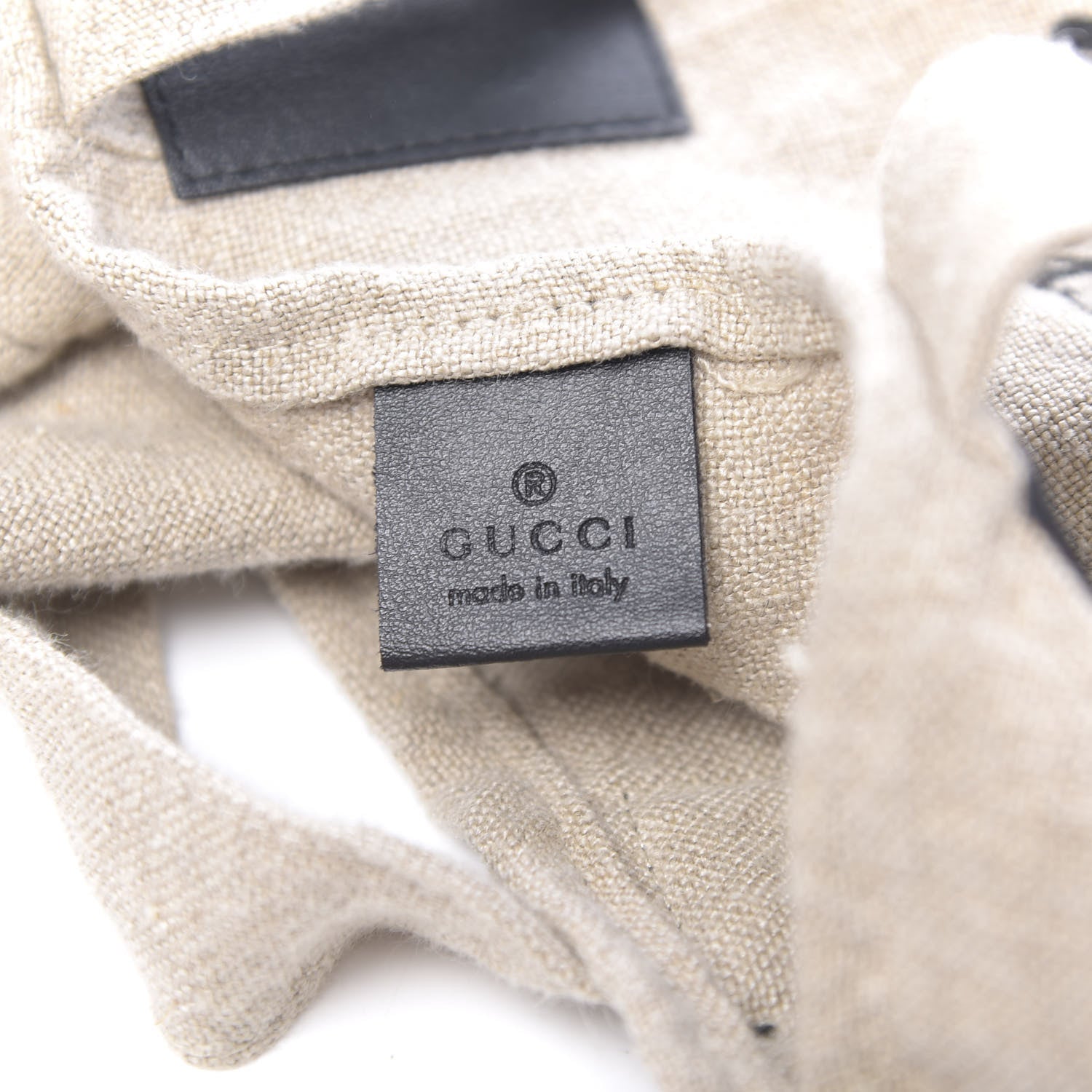 Gucci X JAYDE FISH Linen Hand Print Garden Tote Beige 6 of 12