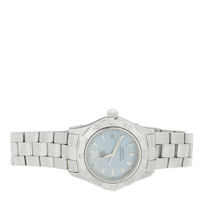 Tag Heuer Stainless Steel Blue Mother of Pearl 27mm Aquaracer Lady Quartz Watch WAF1417 2 of 4