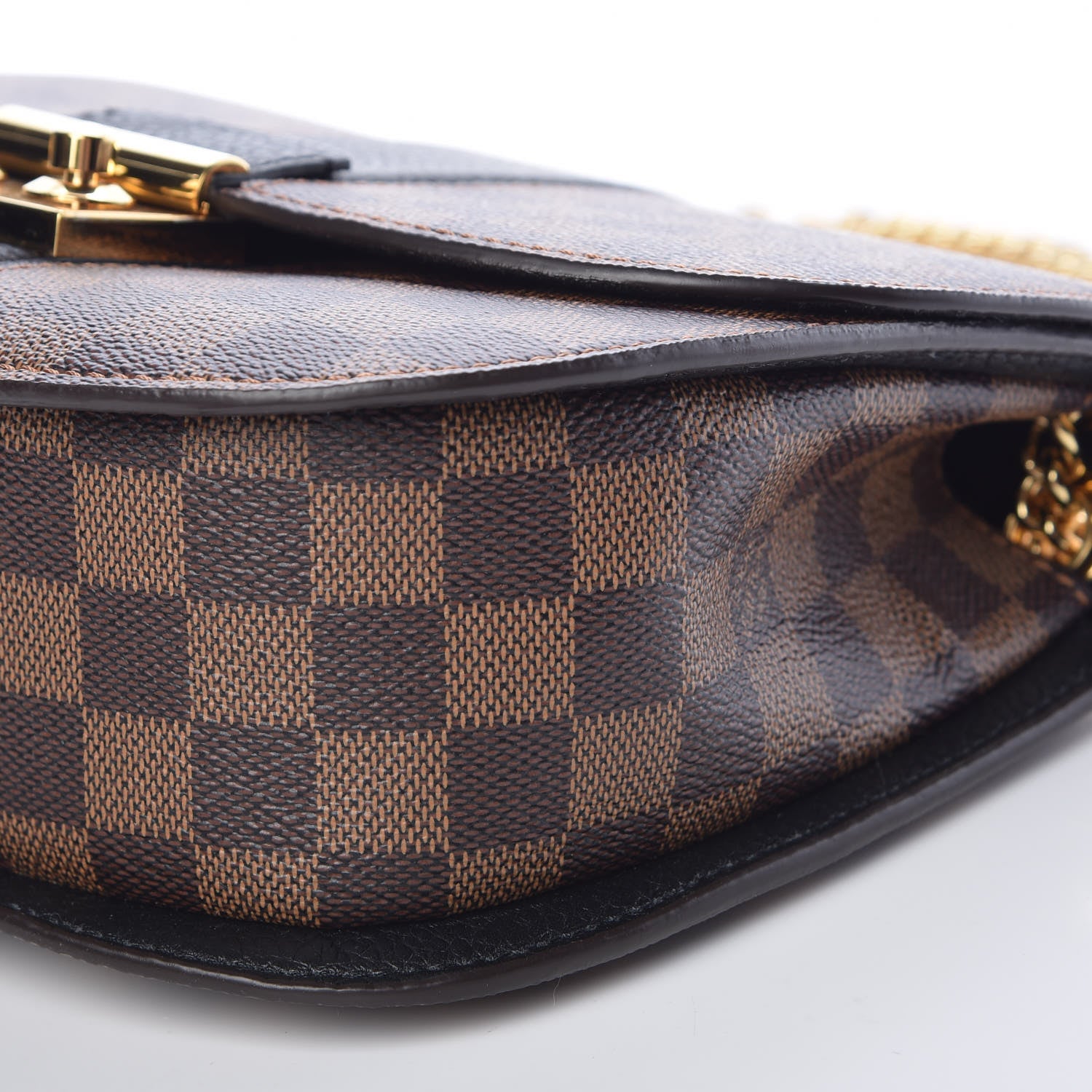 Louis Vuitton Damier Ebene Cuir Taurillon Wight Black 10 of 11