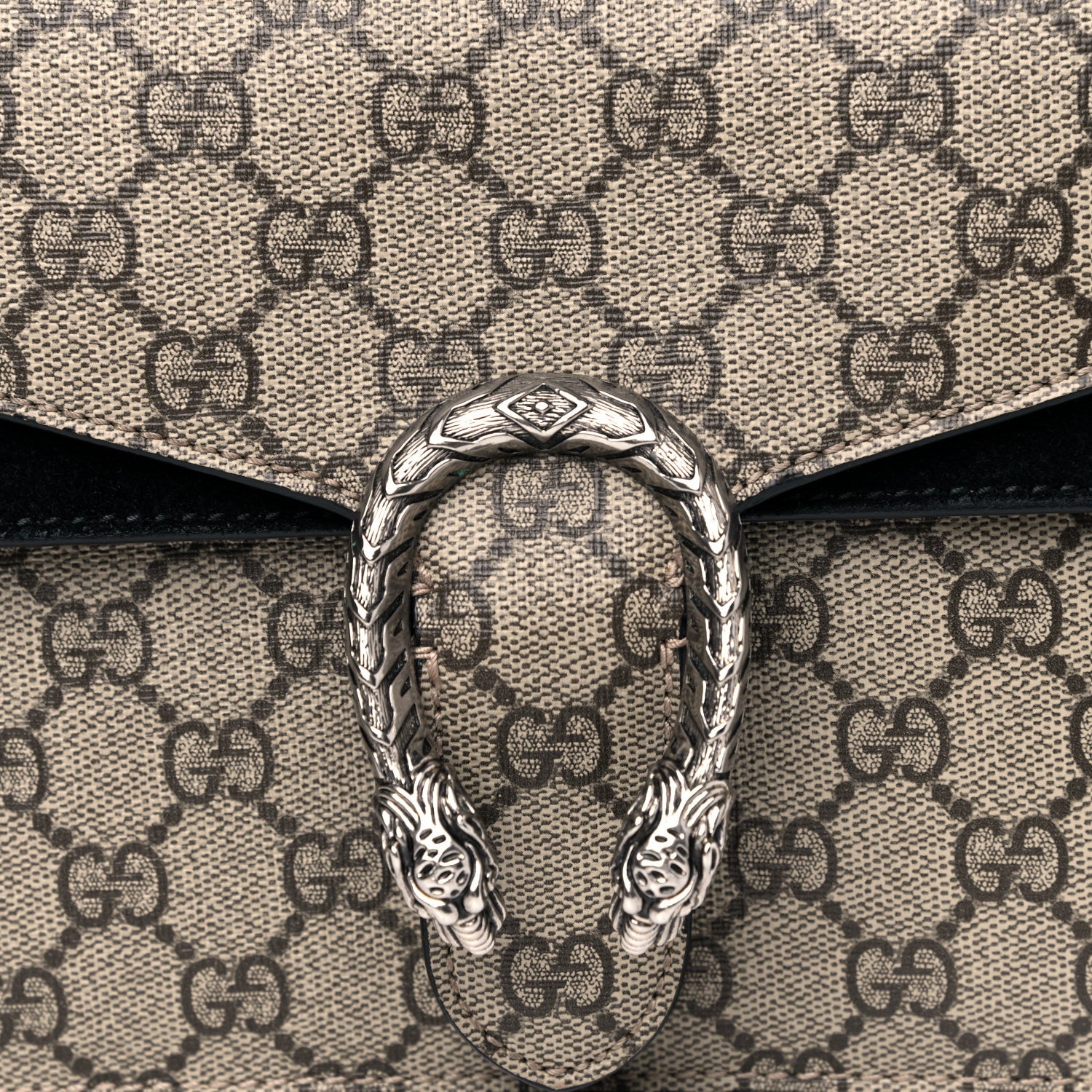 Gucci GG Supreme Monogram Mini Dionysus Shoulder Bag Black 7 of 10