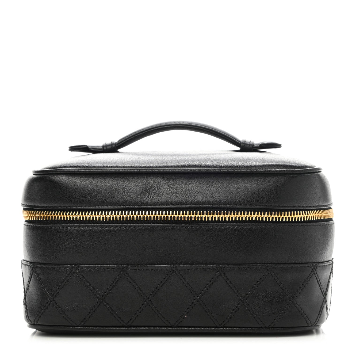 Chanel Lambskin Vanity Cosmetic Case Black 1 of 10