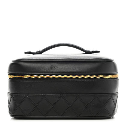 Chanel Lambskin Vanity Cosmetic Case Black 1 of 10