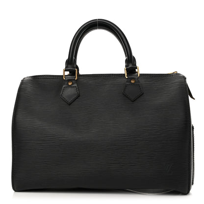 Louis Vuitton Epi Speedy 30 Black 1 of 17