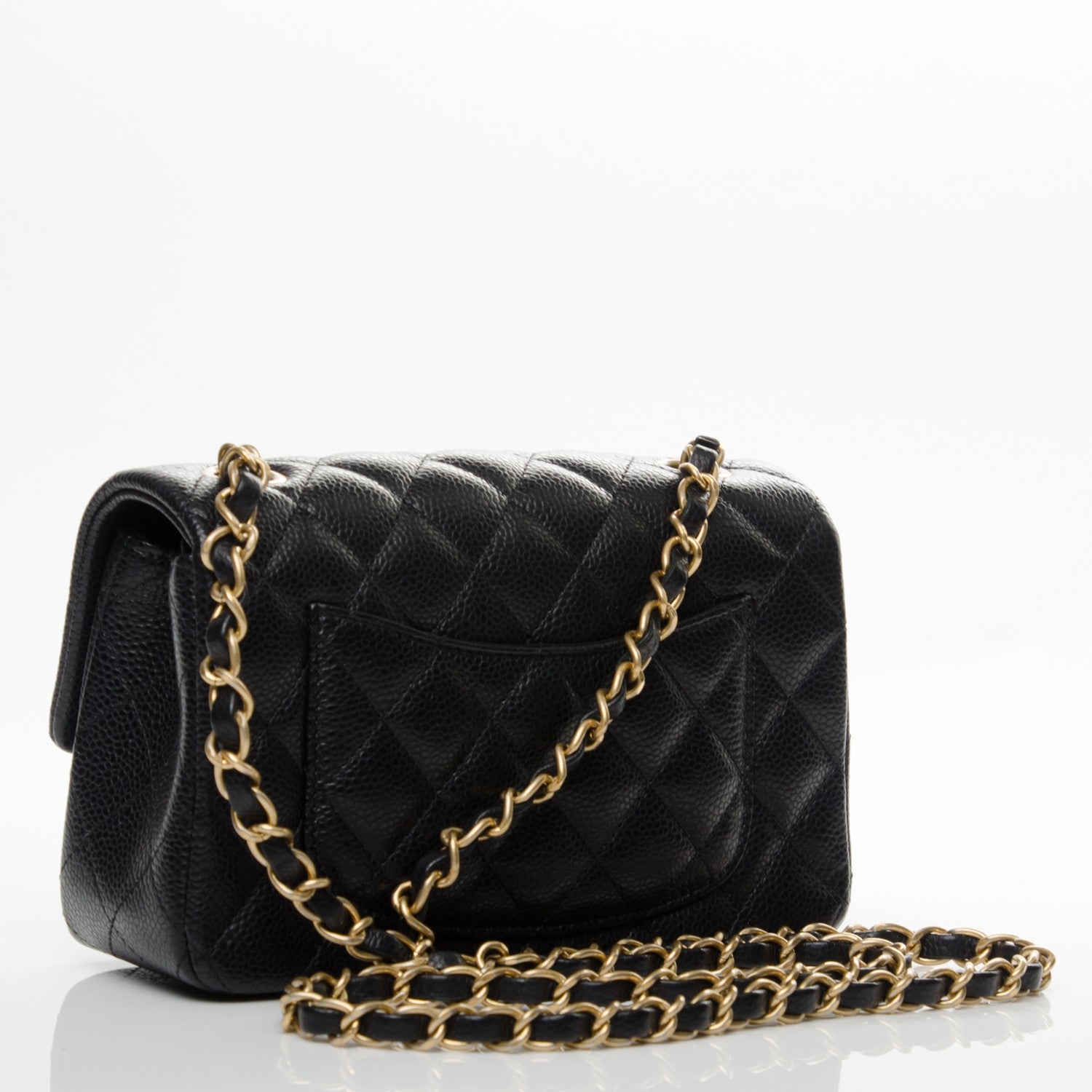 Chanel Caviar Quilted Mini Rectangular Flap Black 3 of 8