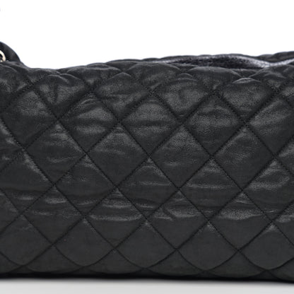 Chanel Iridescent Calfskin Quilted Coco Daily Dark Grey 7 of 9