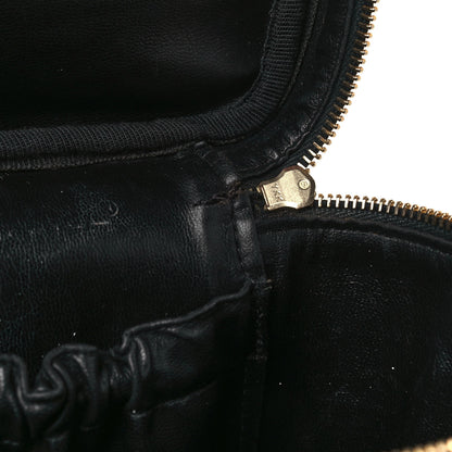 Chanel Calfskin Cosmetic Vanity Bag Black 13 of 19