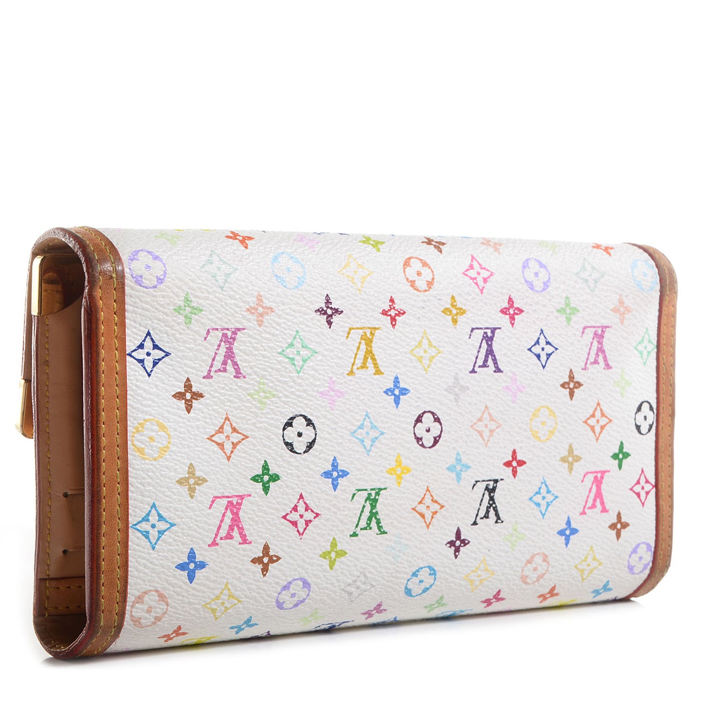 Monogram Multicolor Porte Tresor International Wallet White