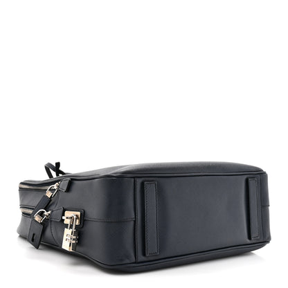 Prada Saffiano Travel Briefcase Baltico 4 of 14