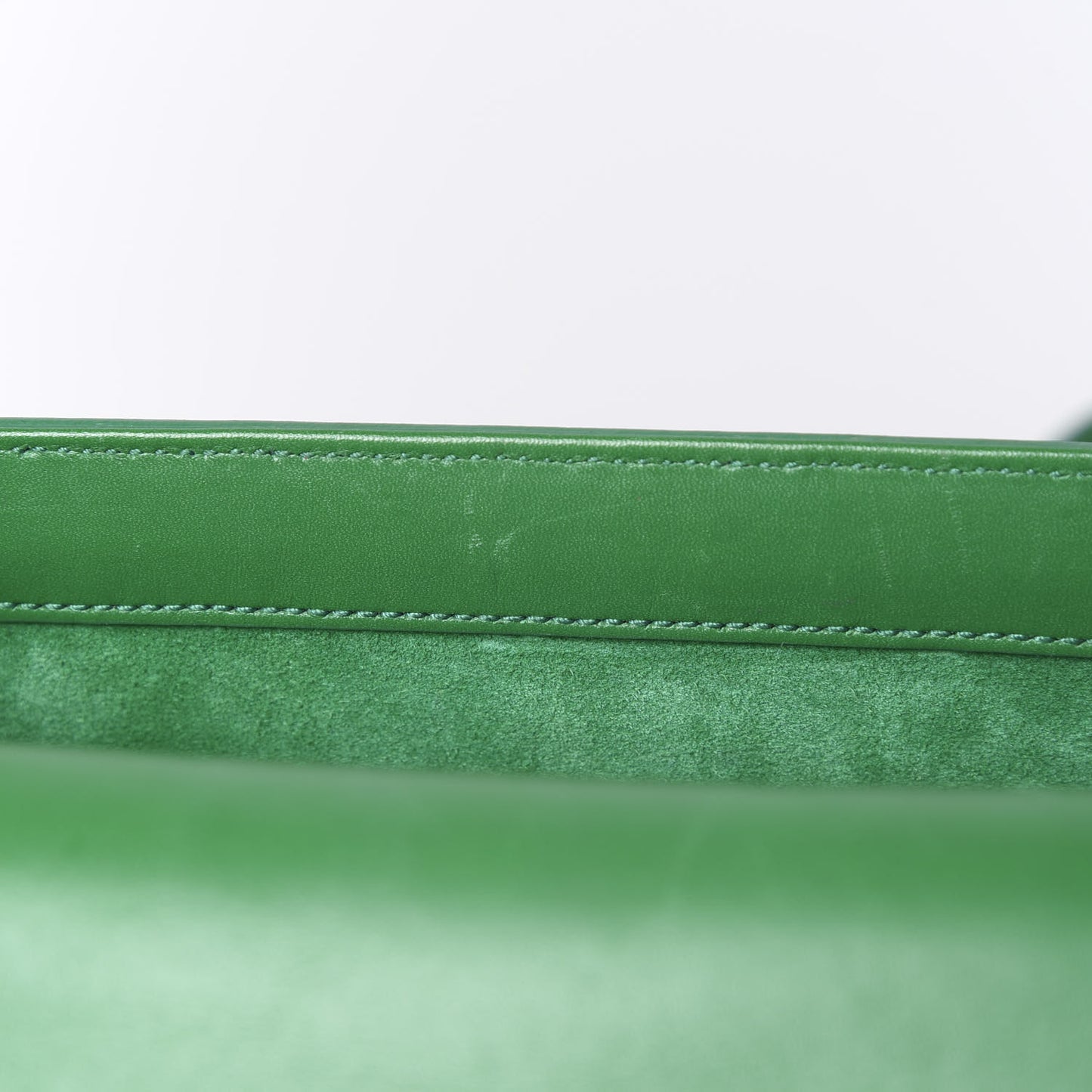 Smooth Calfskin Small Monogram Université Shoulder Bag Green