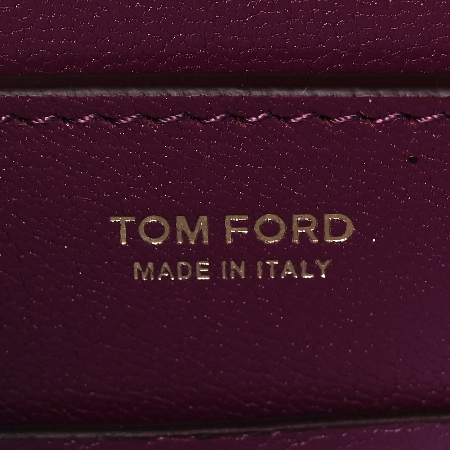 Tom Ford Calfskin T Clasp Crossbody Bag Purple 6 of 11