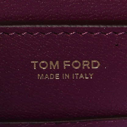 Tom Ford Calfskin T Clasp Crossbody Bag Purple 6 of 11