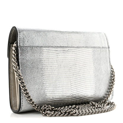 Gucci Lizard Mini Dionysus Chain Wallet Silver 3 of 11