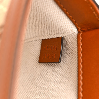 Gucci New Canvas Charisma Calfskin Crystal GG Monogram Mini Horsebit 1955 Shoulder Bag Camel Ebony 8 of 12