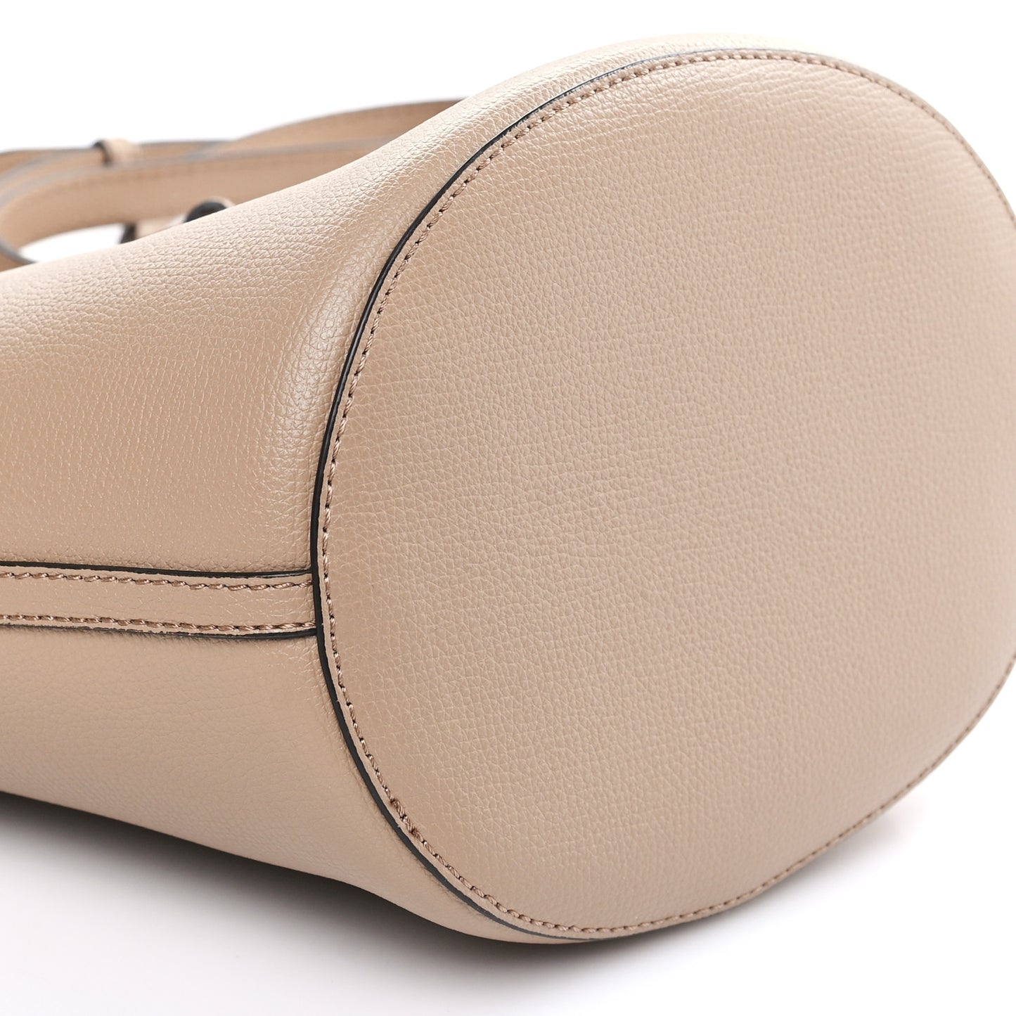 Calfskin Small Lorne Bucket Crossbody Natural