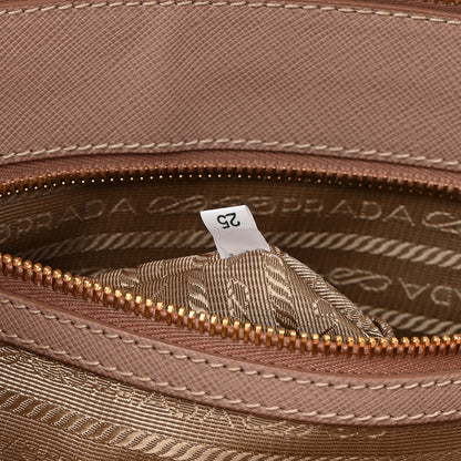 Prada Saffiano Medium Galleria Double Zip Tote Cammeo 9 of 16