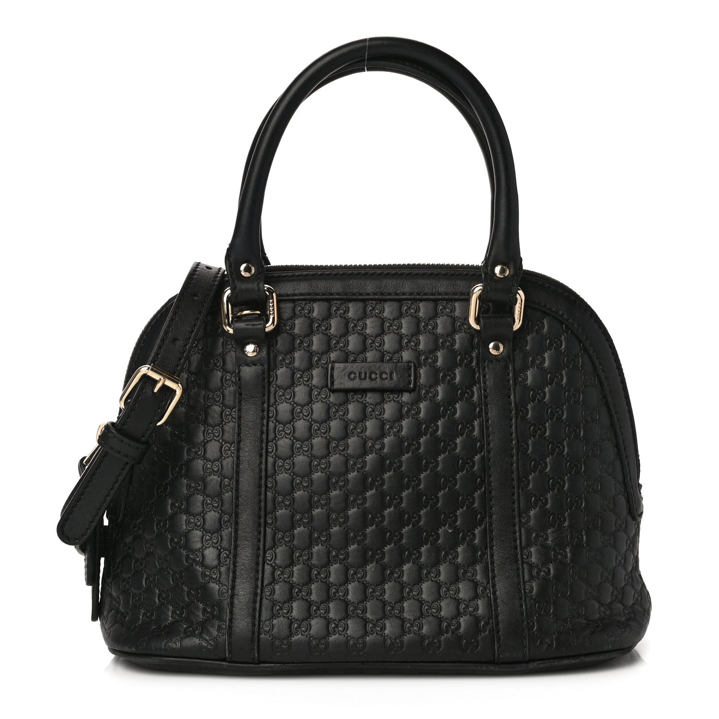 Microguccissima Mini Dome Bag Black