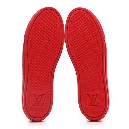 Louis Vuitton Canvas Escale Stellar Sneakers 38 Red 5 of 9