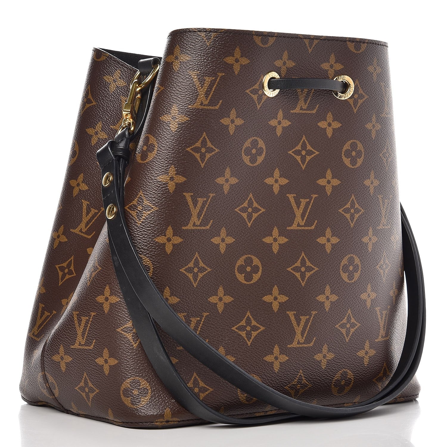 Louis Vuitton Monogram Neonoe MM Black 3 of 7