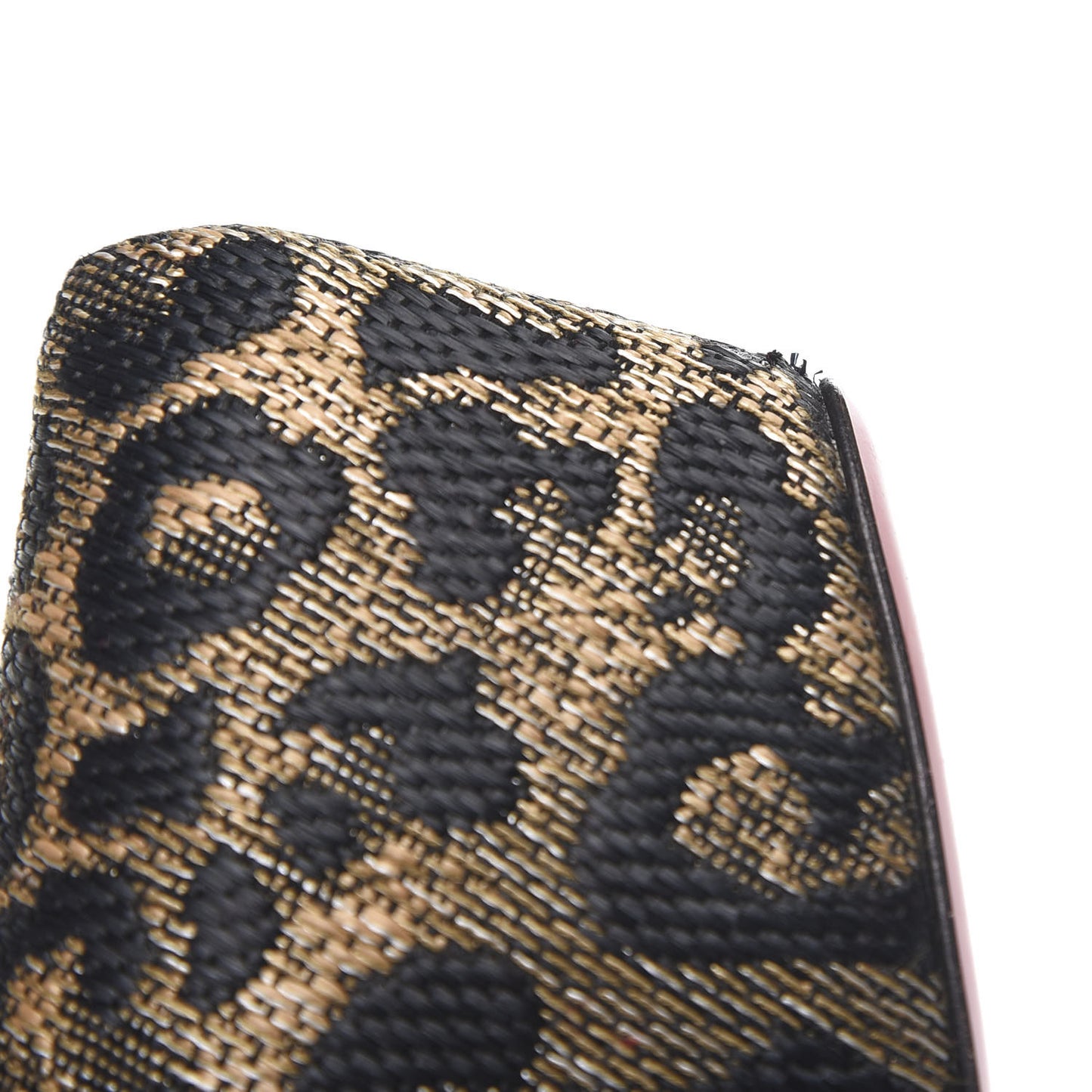 Jacquard Leopard Print Daffodile 160 Pumps 37 Black