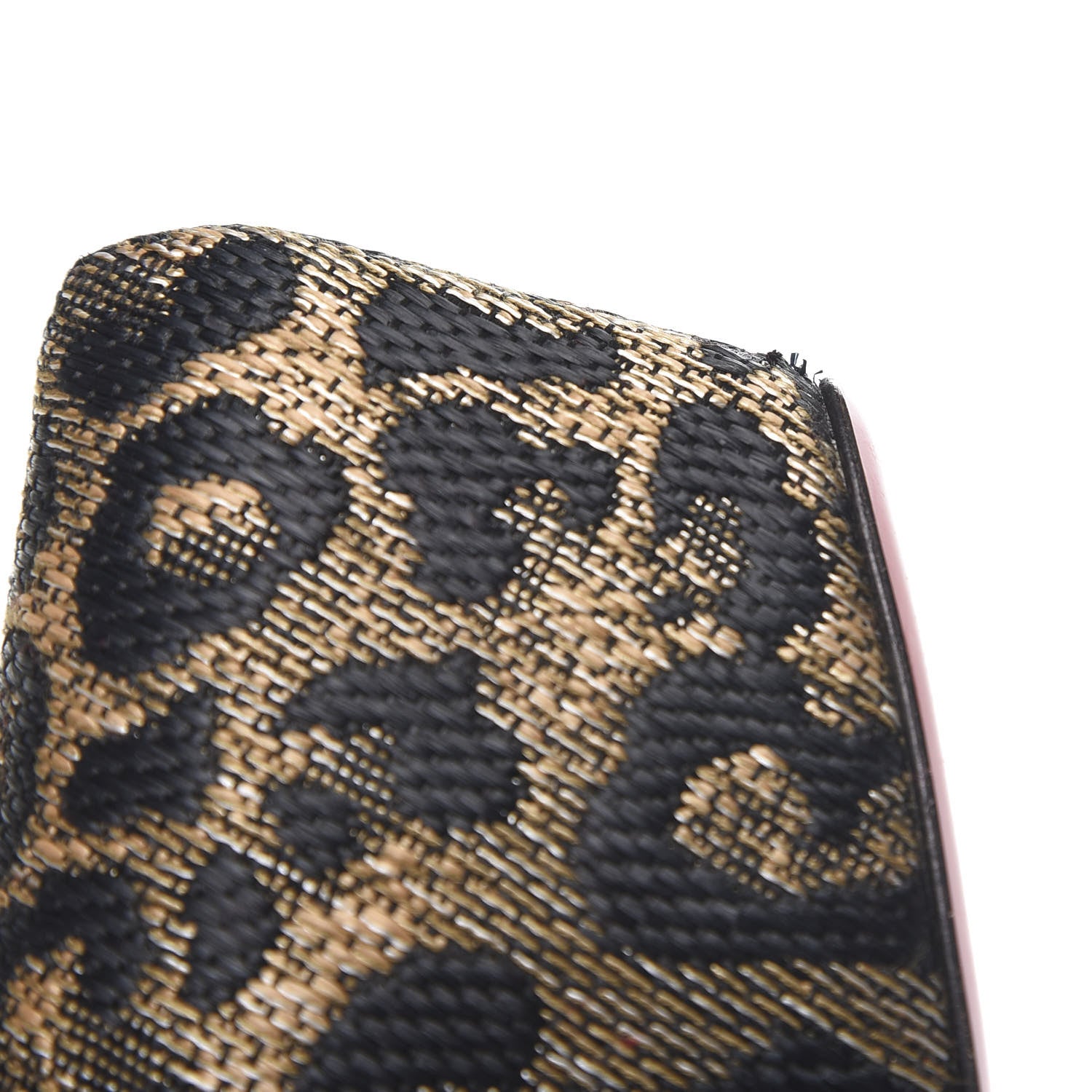 Christian Louboutin Jacquard Leopard Print Daffodile 160 Pumps 37 Black 10 of 10