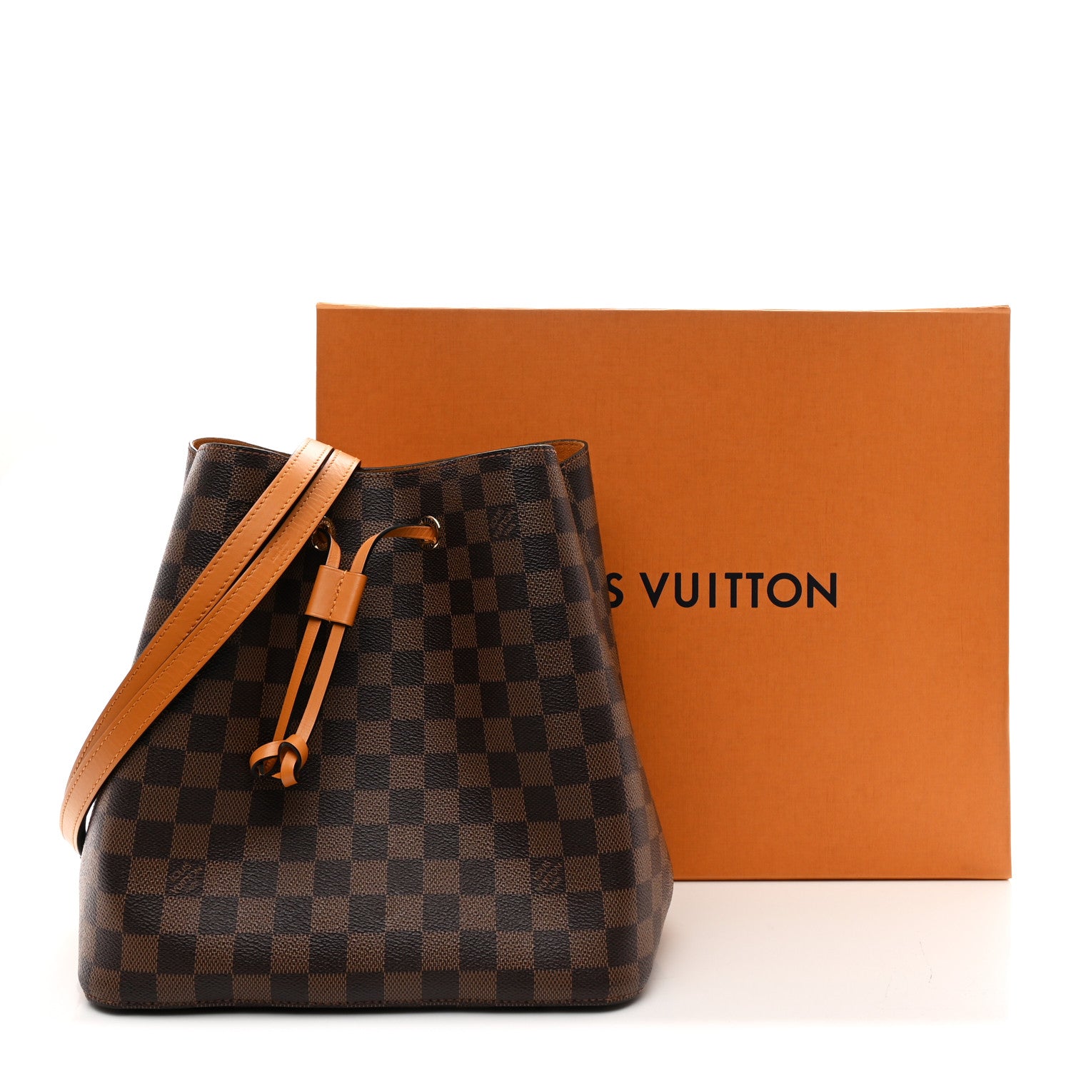 Louis Vuitton Damier Ebene Neonoe MM Safran 11 of 11