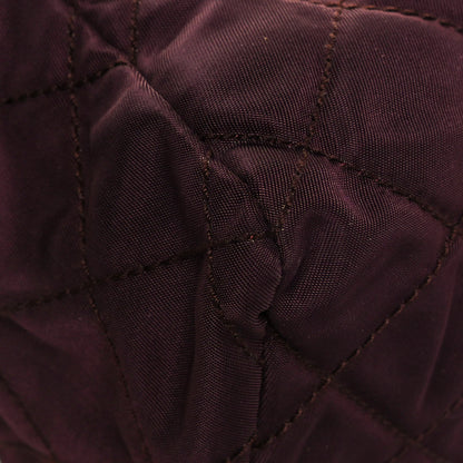 Prada Nylon Tessuto Quilted Shoulder Bag Granato 10 of 13