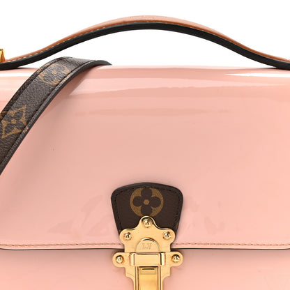 Louis Vuitton Patent Calfskin Monogram Cherrywood BB Rose Ballerine 8 of 11